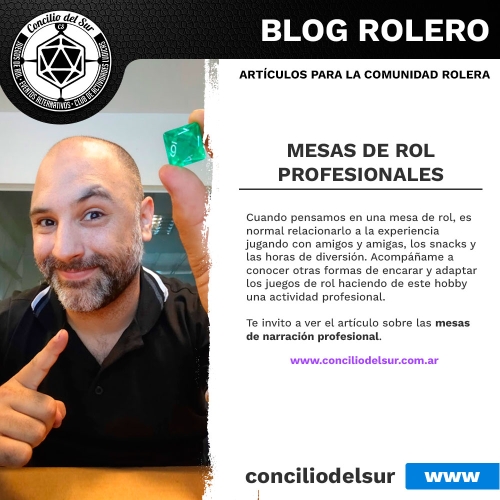 Mesas de rol profesionales