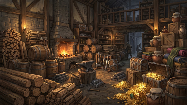 Sistema de Recursos para Asentamientos – West Marches: Piratas del Sur